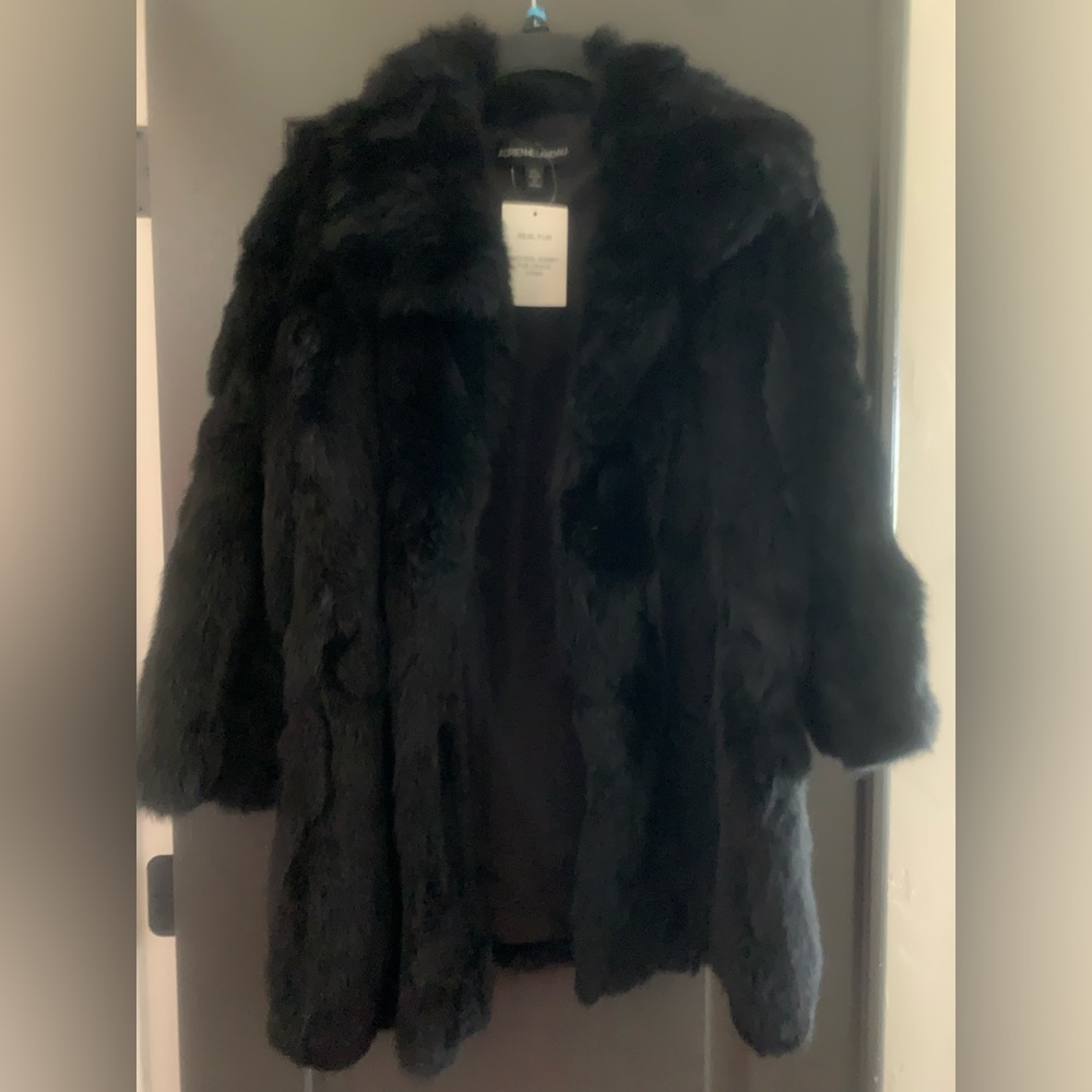 Natural Rabbit Fur Coat